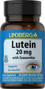 Lutein 20 mg mit Zeaxanthin 60 Softgele mit schneller Freisetzung