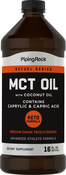 MCT-olje (Medium Chain-triglyserider) 16 fl oz (473 mL) Flaske
