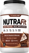 เครื่องดื่มทดแทนอาหาร NutraFit (ดาร์กช็อกโกแลต) 2.34 lb (1.065 kg) ขวด