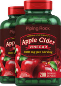 Mega Potency Apple Cider Vinegar, 1800 mg (per serving), 200 Quick Release Capsules, 2  Bottles Mega Potency Apple Cider Vinegar, 1800 mg (per serving), 200 Quick Release Capsules, 2  Bottles