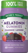 Melatonin Chamomile plus Lavender (Delicious Mixed Berry) 60 软糖