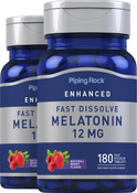 Melatonin 12 mg Fast Dissolve 180 Tablets x 2 Bottles
