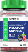 Gomas de Melatonina (sabor natural de frutas vermelhas) 60 Gomas veganas
