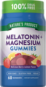 Melatonin plus Magnesium (Natural Berry Lemon) 60 Gula-Gula Lekit