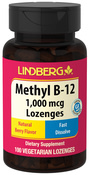 Metyyli-B12-pastillit (luonnollinen marja) 100 Kasvisruokapastillit