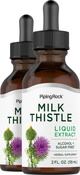 Milk Thistle Seed Liquid Extract 2 Dropper Bottles x 2 fl oz (59 mL)