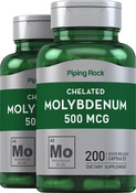 Molybdenum 500 mcg, 200 Caps x 2 Bottles