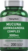 Complesso di Mucuna Ashwagandha 200 Capsule vegetariane