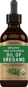 Olio di origano ad alta concentrazione (biologico)  2 fl oz (59 mL) Flacone contagocce