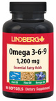 Omega 3-6-9 vis, vlas en bernagie 90 Softgels