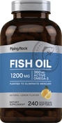 Minyak Ikan Omega-3Perisa Lemon 240 Gel Lembut Lepas Cepat