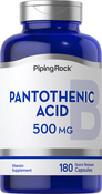 Pantothenic Acid 500mg 180 Capsules