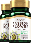Buy Passion Flower 1100mg Stress Relief 90 Supplement Capsules