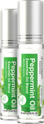 Peppermint Essential Oil Roll-On Blend (2 Pack) 10 mL (0.33 fl oz) Roll-On