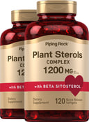 Plant Sterols Complex w/ Beta Sitosterol, 1200 mg (per serving), 120 Quick Release Softgels, 2  Bottles