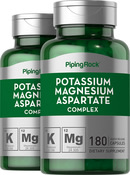Complexo de aspartato de magnésio potássio 180 Cápsulas de Rápida Absorção