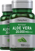 Aloe vera efficace 150 Capsule in gelatina molle a rilascio rapido