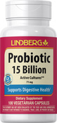 Probiótico 14 Cepas 15 Bilhões de Células Ativas mais Prebiótico 100 Cápsulas vegetarianas
