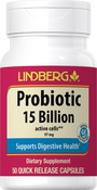 Probiotique 14 souches 15 milliards de cellules actives plus prébiotique 50 Gélules à libération rapide