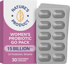 Probiotic 15 Billion CFU Women’s Care Go-Pack 30 Vegetarische capsules