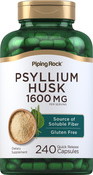 Psyllium Husks, 1600 mg (per serving), 240 Quick Release Capsules