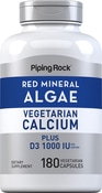 Red Mineral Algae (Aquamin Plant Based Calcium) 2 Bottles x 90 Capsules