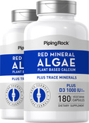 Algues minérales rouges (calcium à base de plantes Aquamin) 180 Gélules végétales