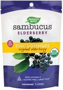 Balas de Zinco e Sambucus sabor Frutas Vermelhas (orgânico) 24 Pastilhas