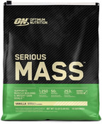 Serious Mass poeder voor gewichtstoename (vanille) 12 lb Zak