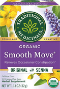Laxatívny čaj Smooth Move (Organický) 16 Čajové vrecká