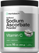 Sodium Ascorbate Buffered Vitamin C Powder 16 fl oz (473 g) Palack