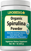 Spirulina poeder (biologisch) 1 lb (454 g) Fles