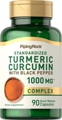 Gestandaardiseerd kurkuma curcumine complex met zwarte peper 90 Snel afgevende capsules
