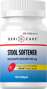 Stool Softener Docusate Sodium 100 mg, 100 Softgels