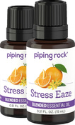 Stress Relief Essential Oil Blend 2 Dropper Bottles x 1/2 oz (15 ml)