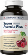 Super Acerola-Kautabletten mit Vitamin C (natürliche Beere) 250 Kaubare Waffeln