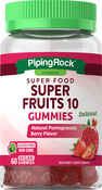 Super vruchten 10 (natuurlijke granaatappelbes) 60 Veganistische snoepjes
