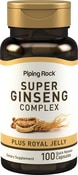 Super Ginseng Complex pluss Royal Jelly 100 Hurtigvirkende kapsler