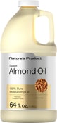 Sweet Almond Oil, 64 fl oz (1.89 L) Bottle