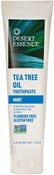 Dentifricio al tea tree oil (menta) 6.25 oz (177 g) Tubetto