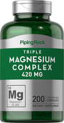 Complesso di magnesio tripla azione 200 Capsule a rilascio rapido
