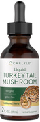 Turkey Tail Mushroom Liquid Extract 2 fl oz (59 mL) Flacone contagocce