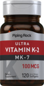 Ultra witamina K-2  MK-7 120 Miękkie kapsułki żelowe o szybkim uwalnianiu