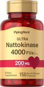 Ultra nattokinase 4000 FU 150 Snel afgevende capsules