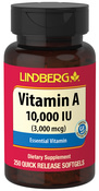 Vitamina A  250 Cápsulas blandas de liberación rápida