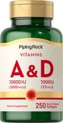 Vitamin A & D, A 10,000 IU D-1000 IU potency_units.unit, 250 Quick Release Softgel