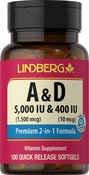 Vitamin A & D, (10,000 IU /1,000 IU) 100 Gel Lembut Lepas Cepat