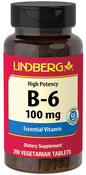 Vitamin B-6 100 mg, 250 Veg Tabs