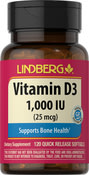 Vitamin D3 1000 IU, 120 Softgels