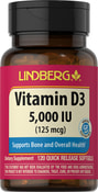 Vitamin D3 5000 IU, 120 Softgels